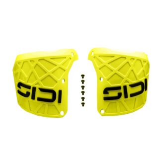 Sidi Crossair X Shin Plate Fluo Yellow/Black [Pair]