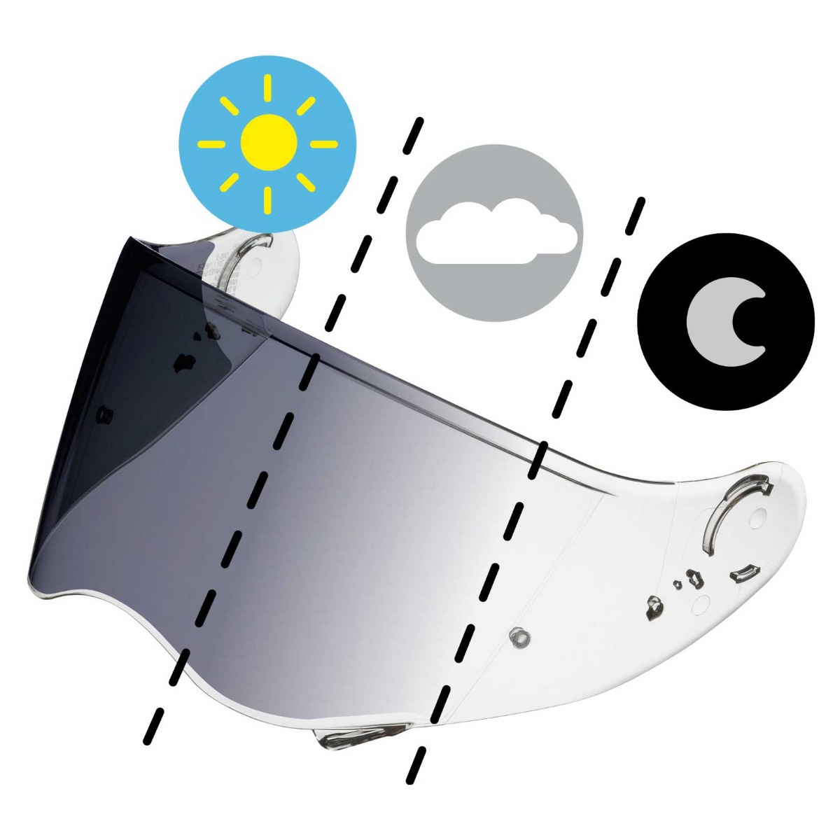 Shoei CNS-2 FI-Tec Visor