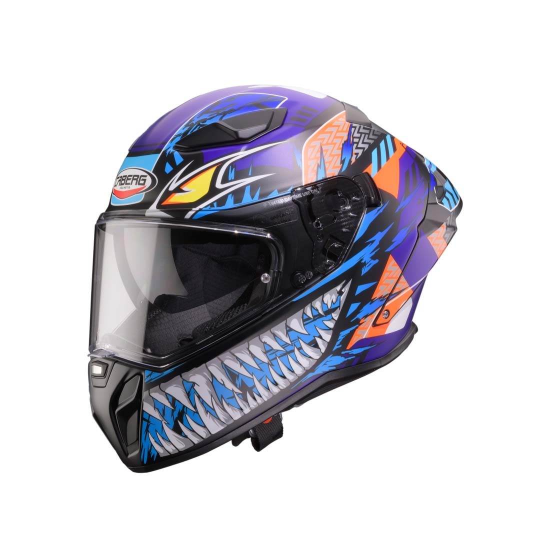 Caberg Drift Evo II Nobo Matt Black/Red Fluo/Blue/Purple Helmet