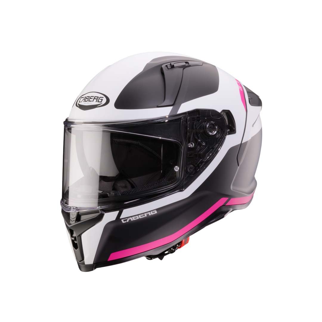 Caberg Avalon X Pure Matt Black/White/Fuchsia Helmet