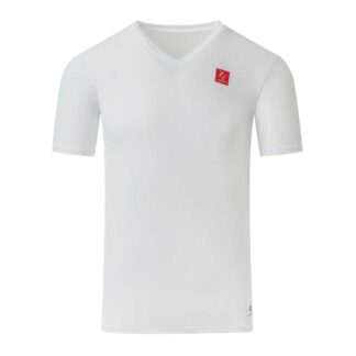 ZeroFit IceSkin Baselayer V-Neck SS White
