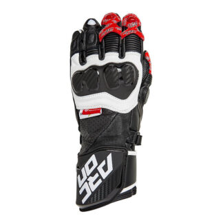 Arc On 034 RS CE Motorcycle Gloves Black/White/Red