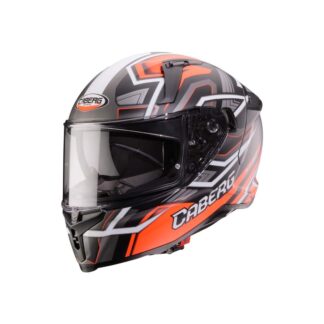 Caberg Avalon X Brama Matt Black/Red Fluo/Anthracite Helmet