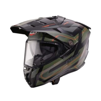 Caberg Tanami Ranger Matt Black/Military Green/Orange Helmet