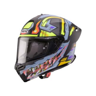 Caberg Roxter Hunter Matt Black/Grey/Yellow Fluo Helmet