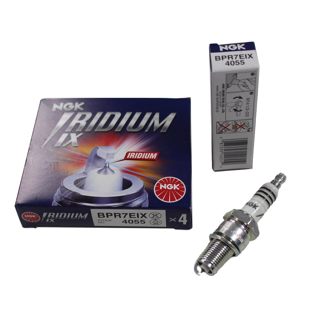 NGK Spark Plug BPR7EIX Iridium Plugs [Box 4]