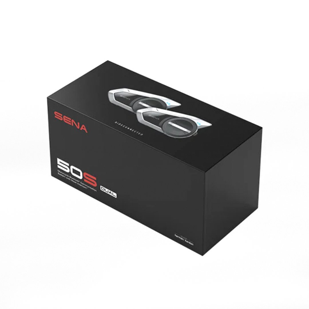 Sena 50S-10D Motorcycle Bluetooth Mesh Communication System Dual Pack - Image 4