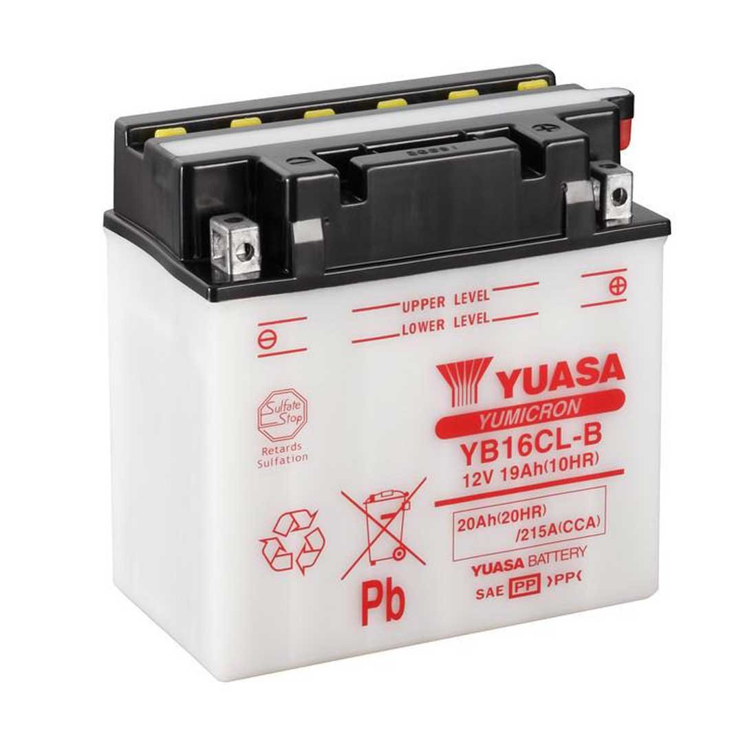 Yuasa Batteries YB16CL-B (CP) With Acid