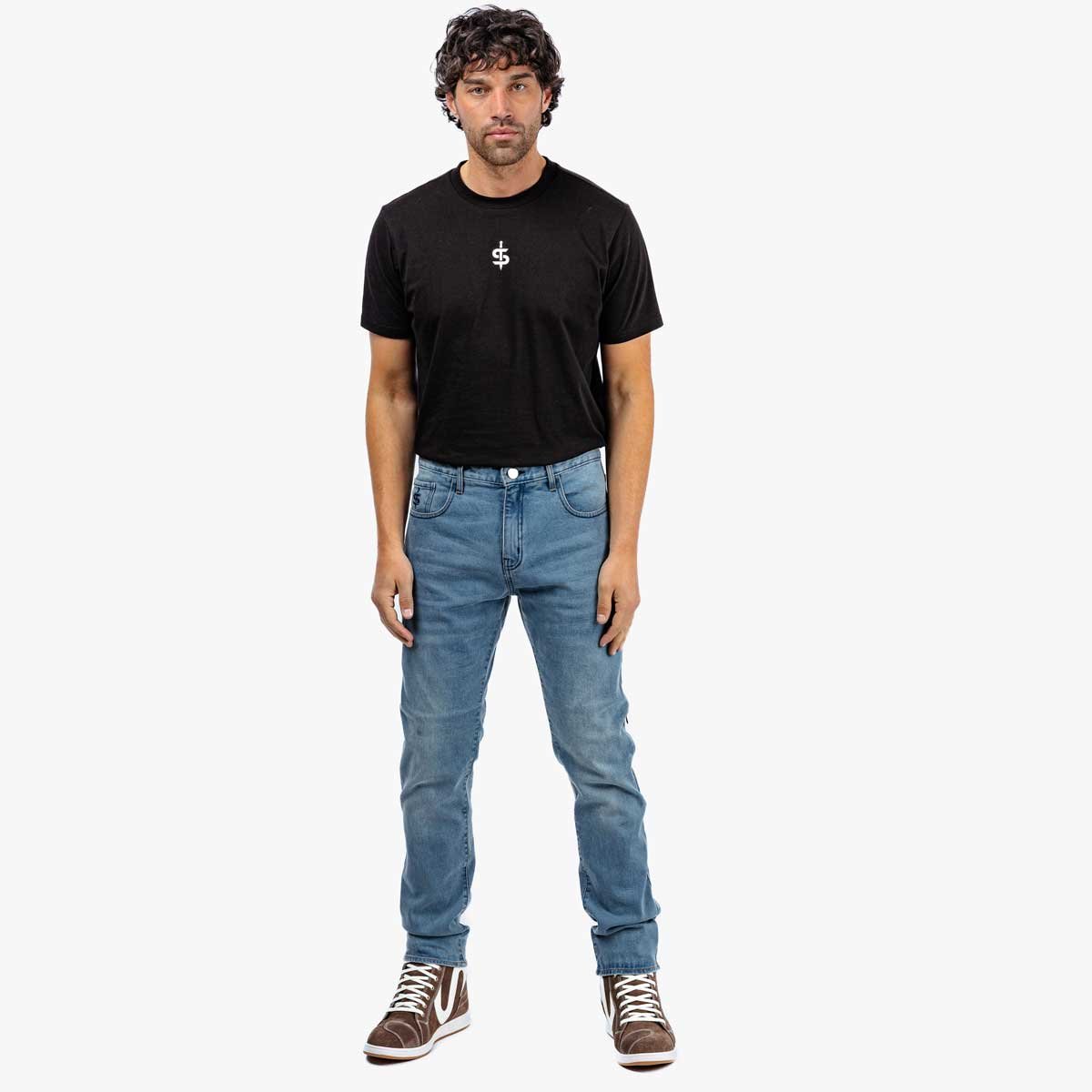 Spada Drifter CE Mens Jeans Beach Blue - Image 7