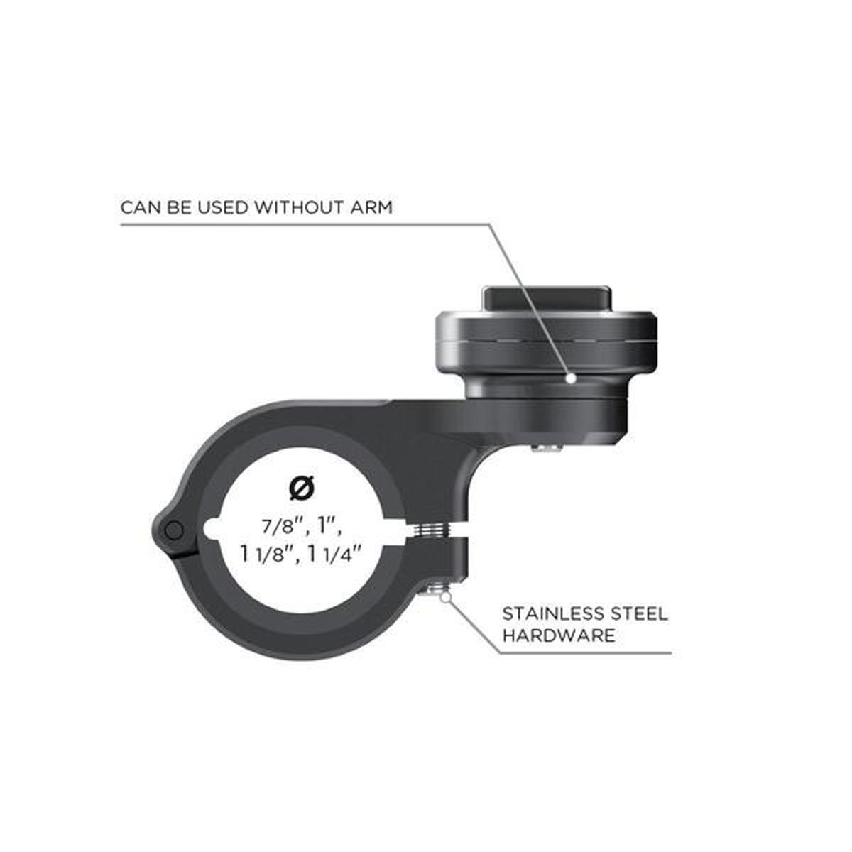 SP Connect 53138 Moto Mount Pro Black SPC/SPC+ - Image 3