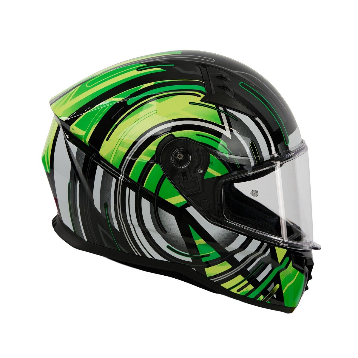 Spada Raiden 3 Cyclone Green Helmet - Image 6