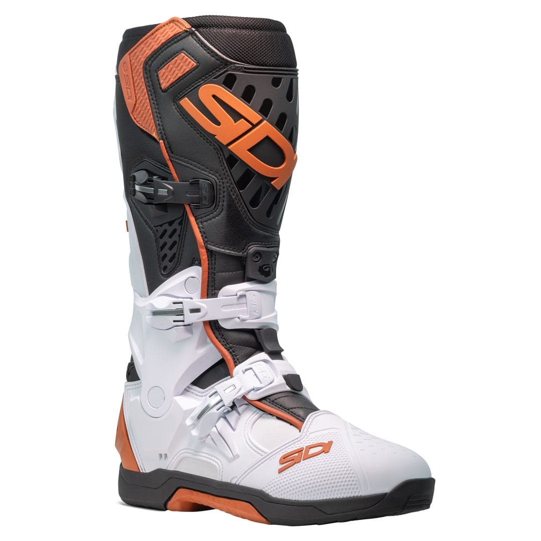 Sidi Crossair CE Boots White/Black/Bronze