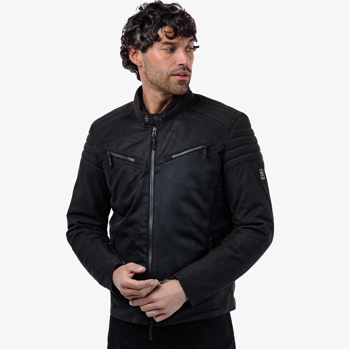 Spada Cafe Air CE Jacket Black - Image 2