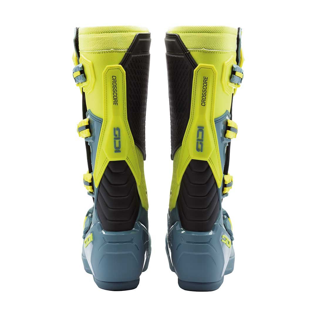 Sidi Crosscore CE Boots Petrol/Fluo Yellow - Image 5