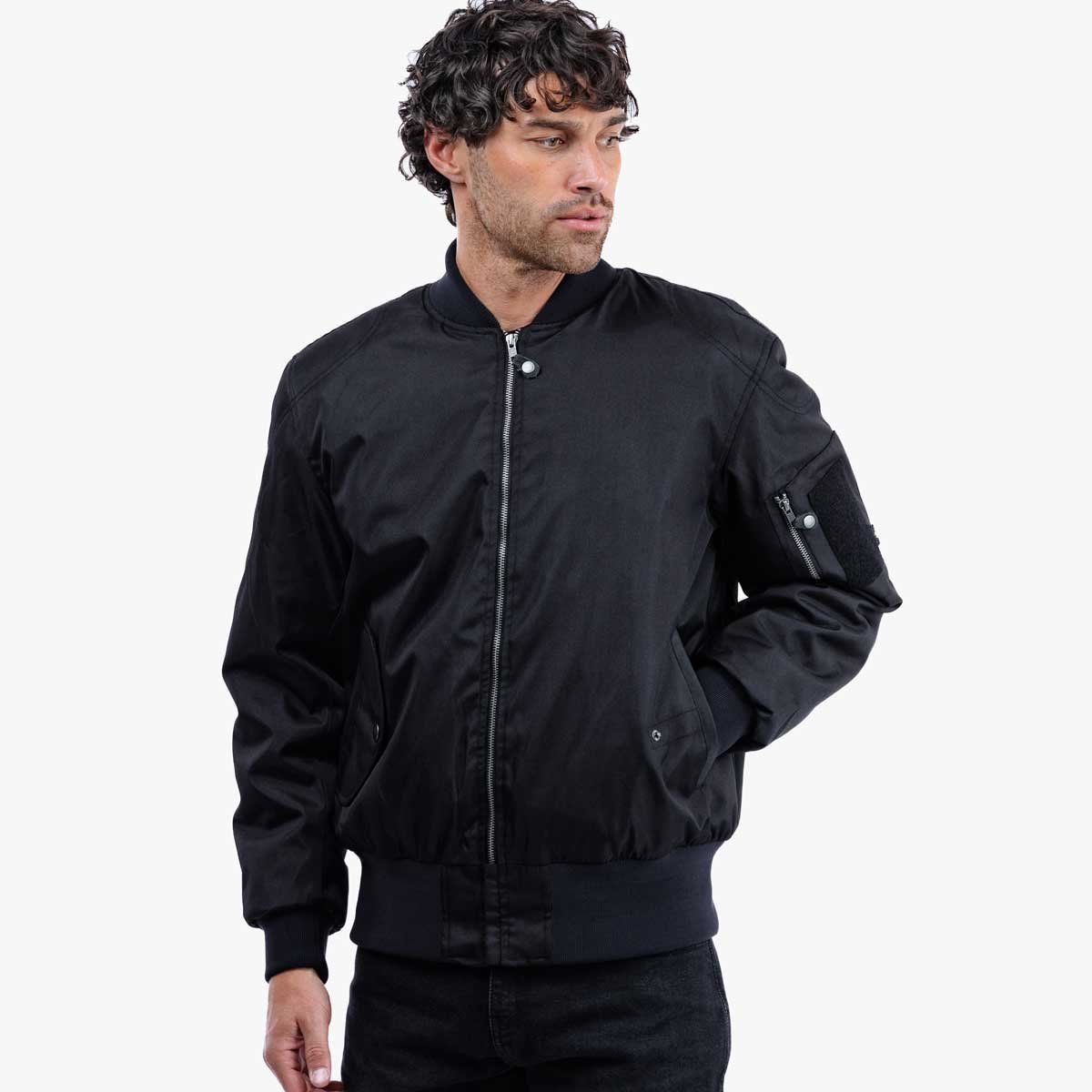 Spada Airforce MA1 CE WP Bomber Jacket Black - Image 8