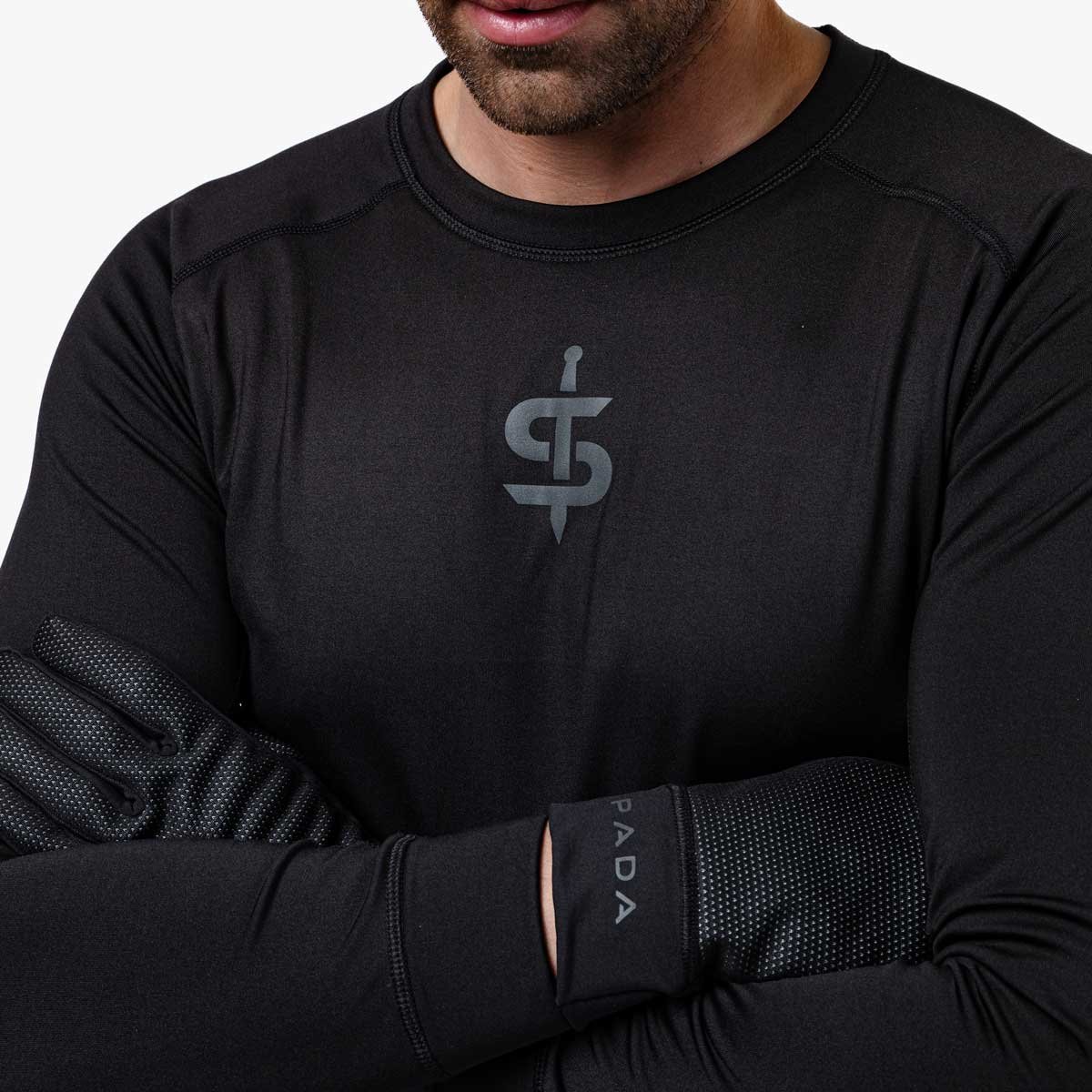 Spada Crucible Baselayer Crew LS Black - Image 4