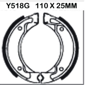EBC Brake Shoes Y518G-SPECIAL ORDER