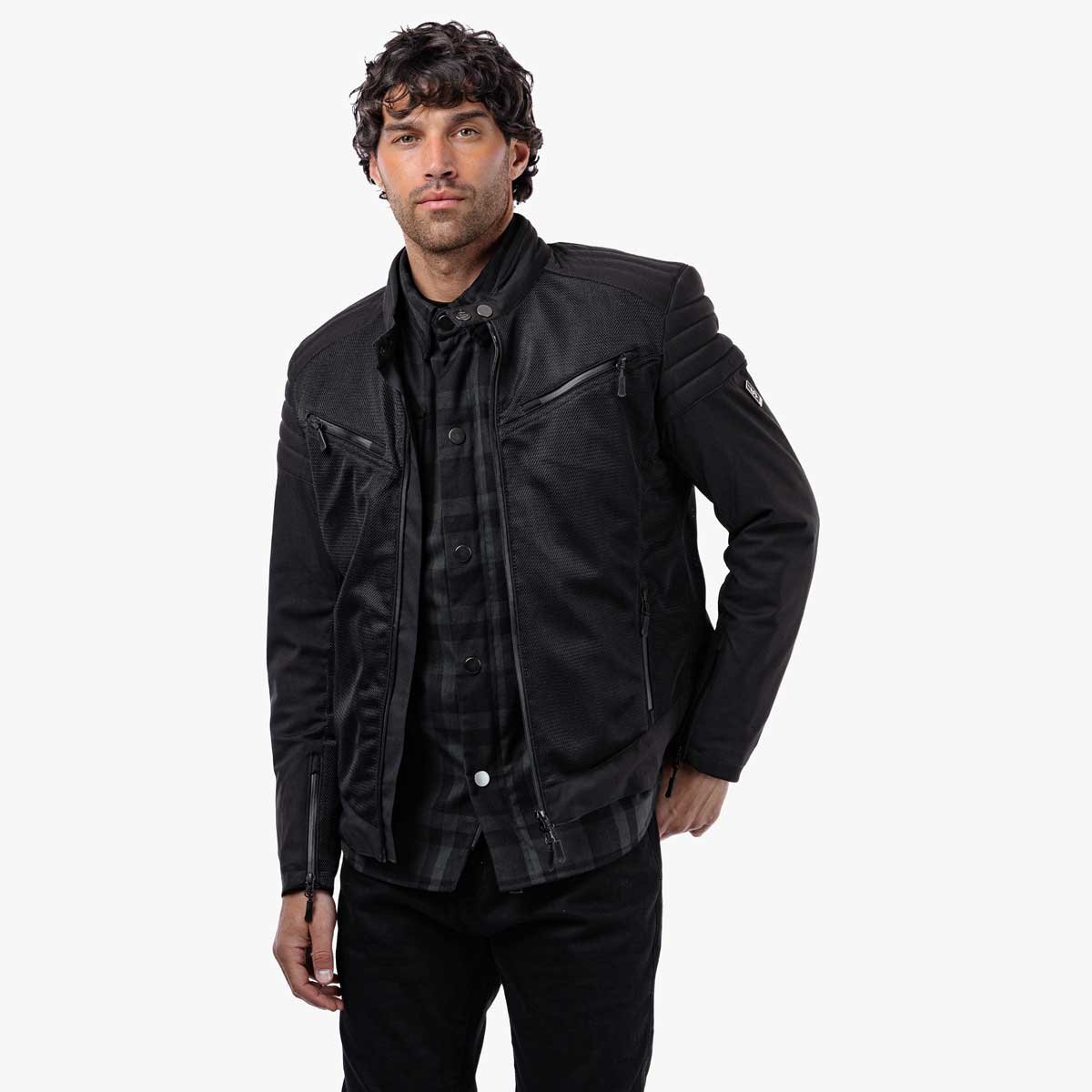 Spada Cafe Air CE Jacket Black - Image 3