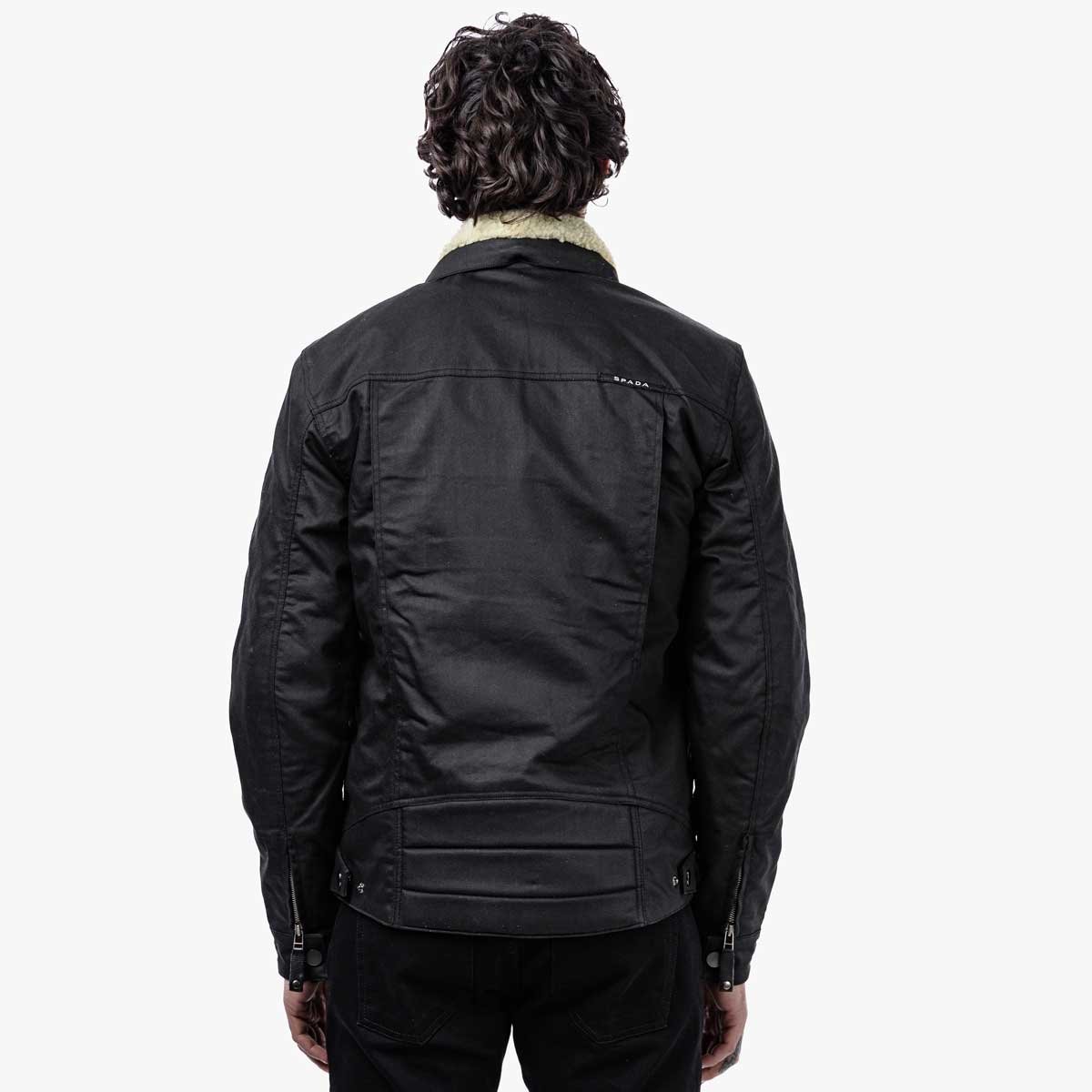 Spada Temper Trucker CE Jacket Black/Tan - Image 8