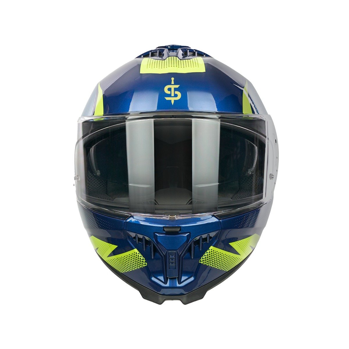 Spada SP18 Vertex Blue/Yellow Helmet - Image 3