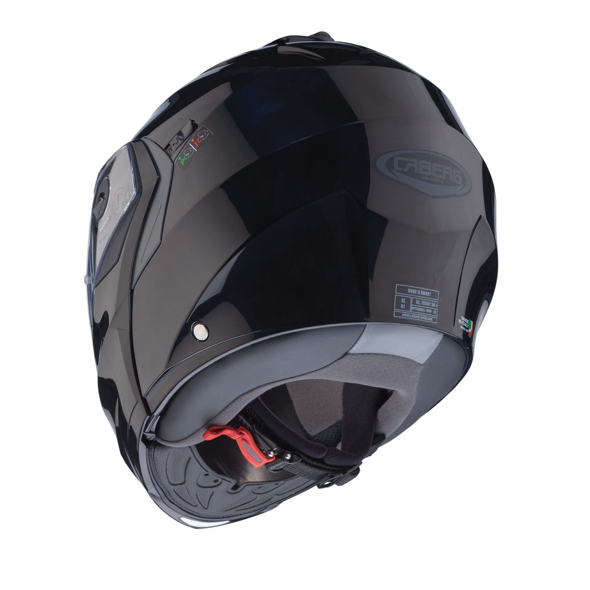 Caberg Duke X Smart Black Flip Up Motorcycle Helmet - Image 4