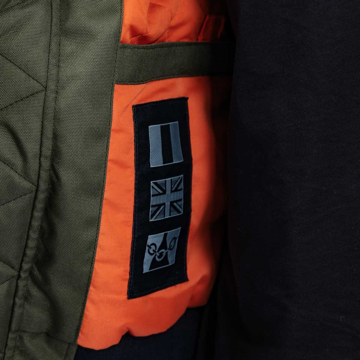Spada Airforce MA1 CE WP Bomber Jacket Olive - Image 11