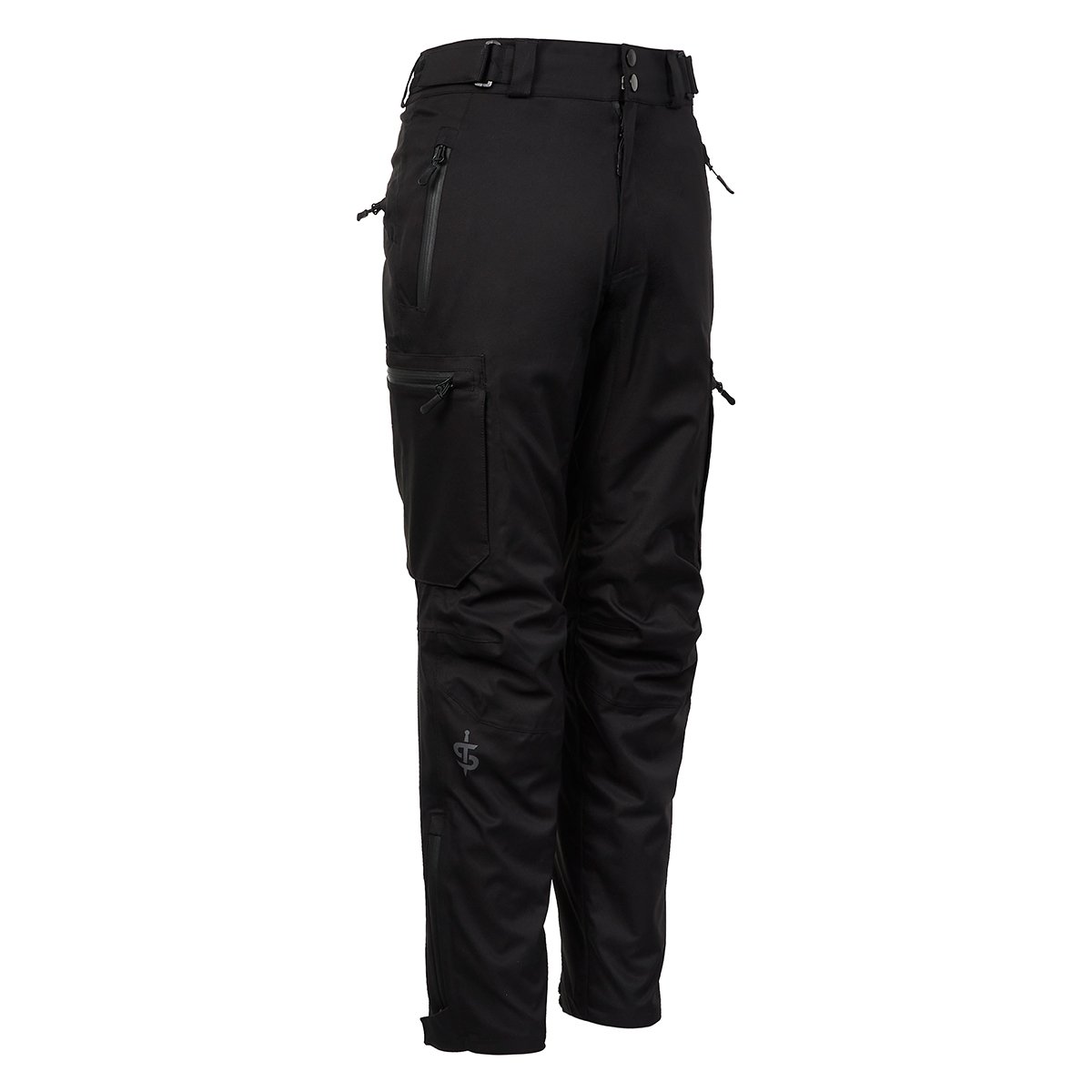 Spada Duel Cargo CE Mens Trousers Short Leg Black - Image 2