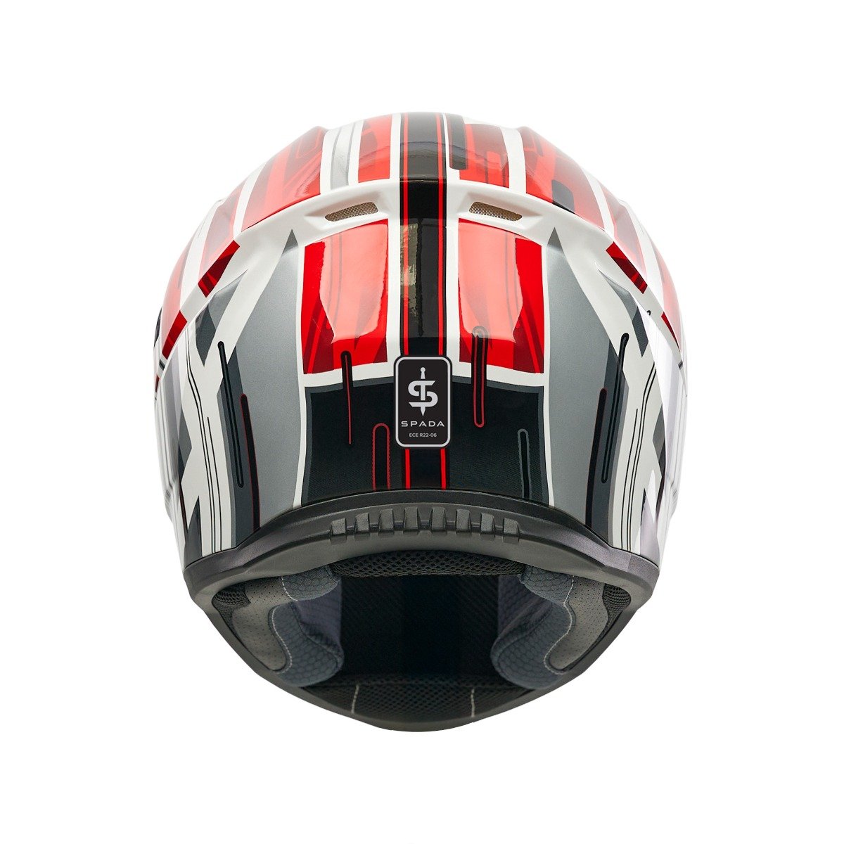 Spada Raiden 3 Cyclone Red Helmet - Image 4