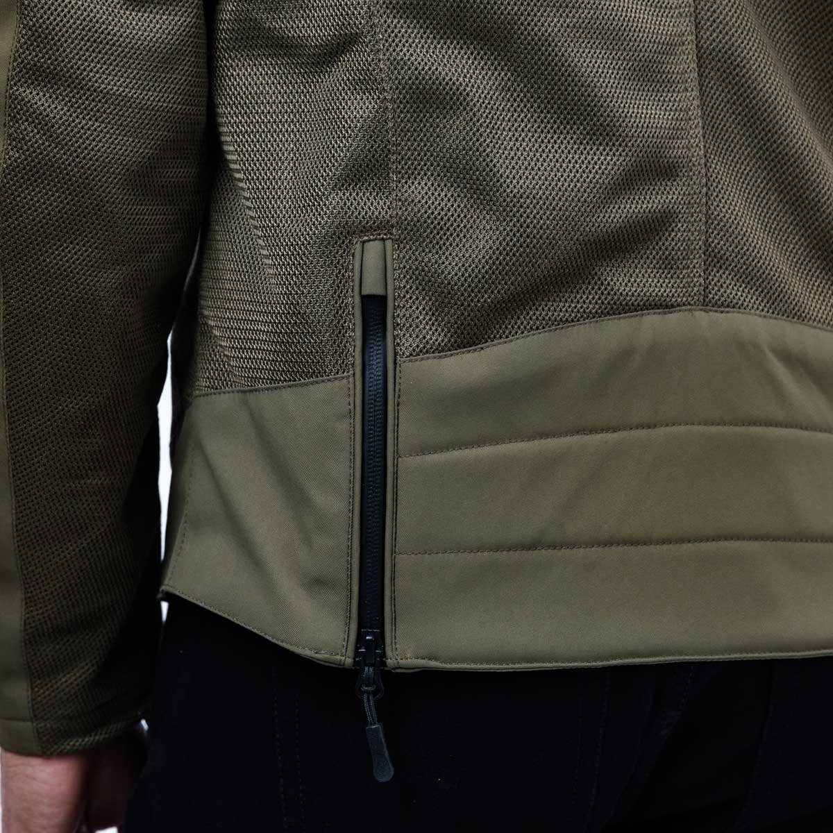 Spada Cafe Air CE Jacket Olive Green - Image 6