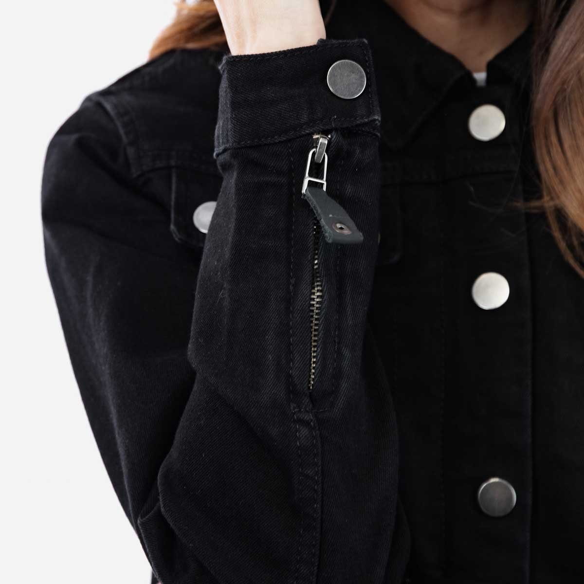Spada Tura Trucker CE Ladies Solid Black - Image 8