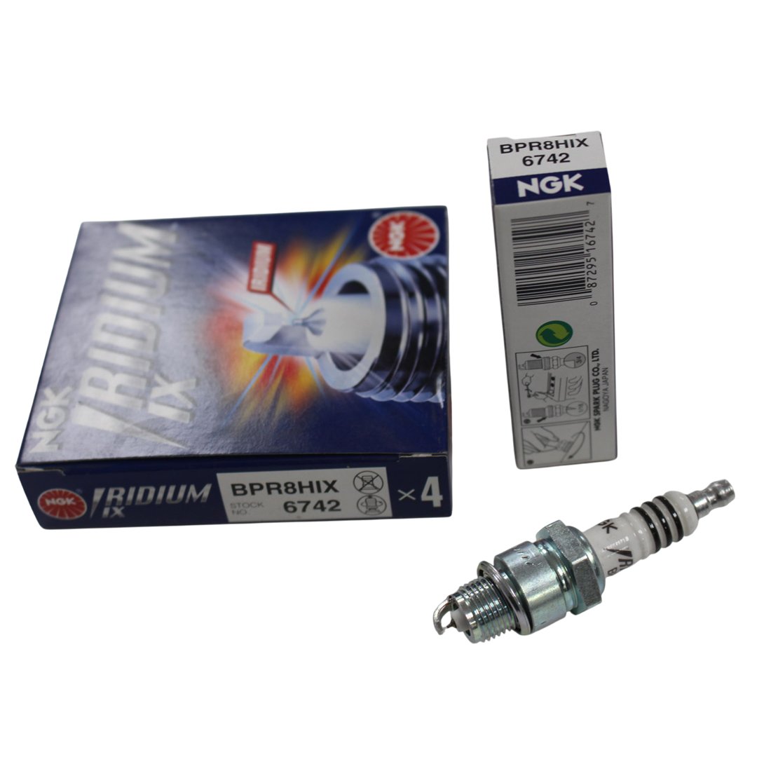 NGK Spark Plug BPR8HIX Iridium Plugs [Box 4]