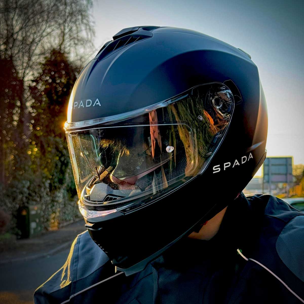 Spada SP18 Matt Black Helmet - Image 7