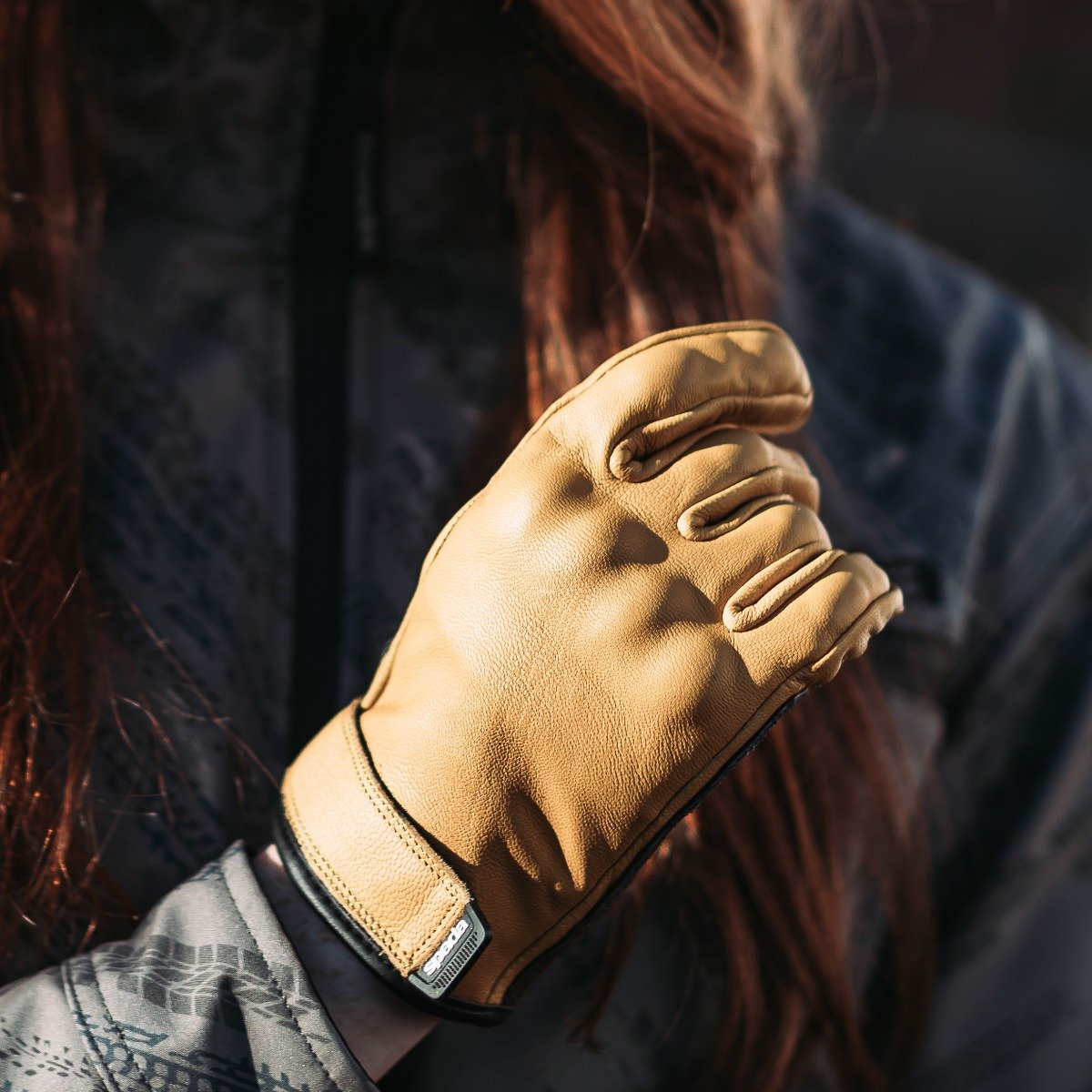 Spada Wyatt CE Leather Gloves Tan - Image 4