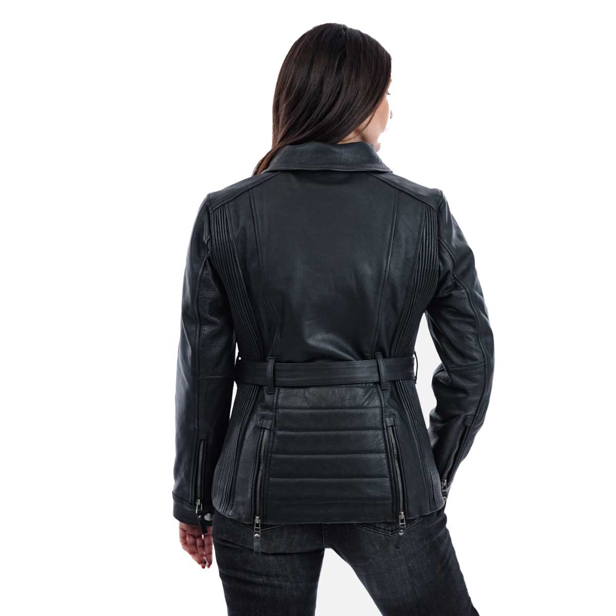 Spada Lancer Leather CE Ladies Jacket Black - Image 13