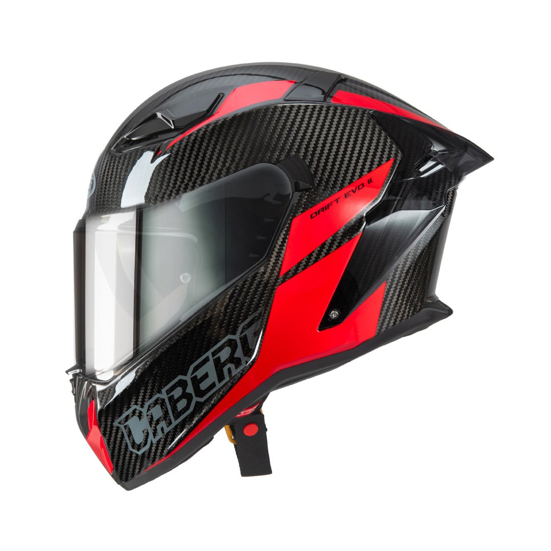 Caberg Drift Evo II Carbon Nova Red Helmet - Image 3
