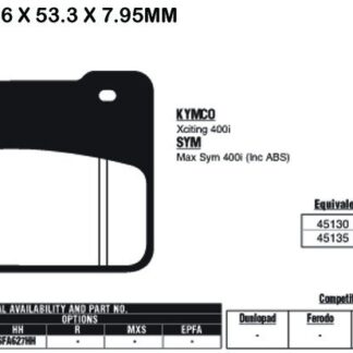 EBC Brake Pads SFA627HH