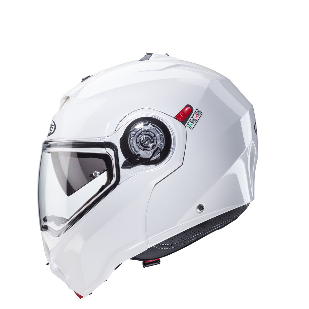 Caberg Duke Evo White Metal Helmet - Image 3
