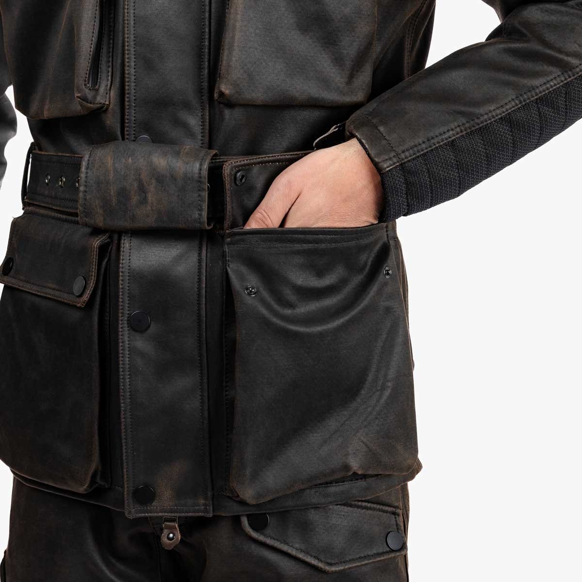 Spada Crossguard CE WP Jacket Walnut - Image 10