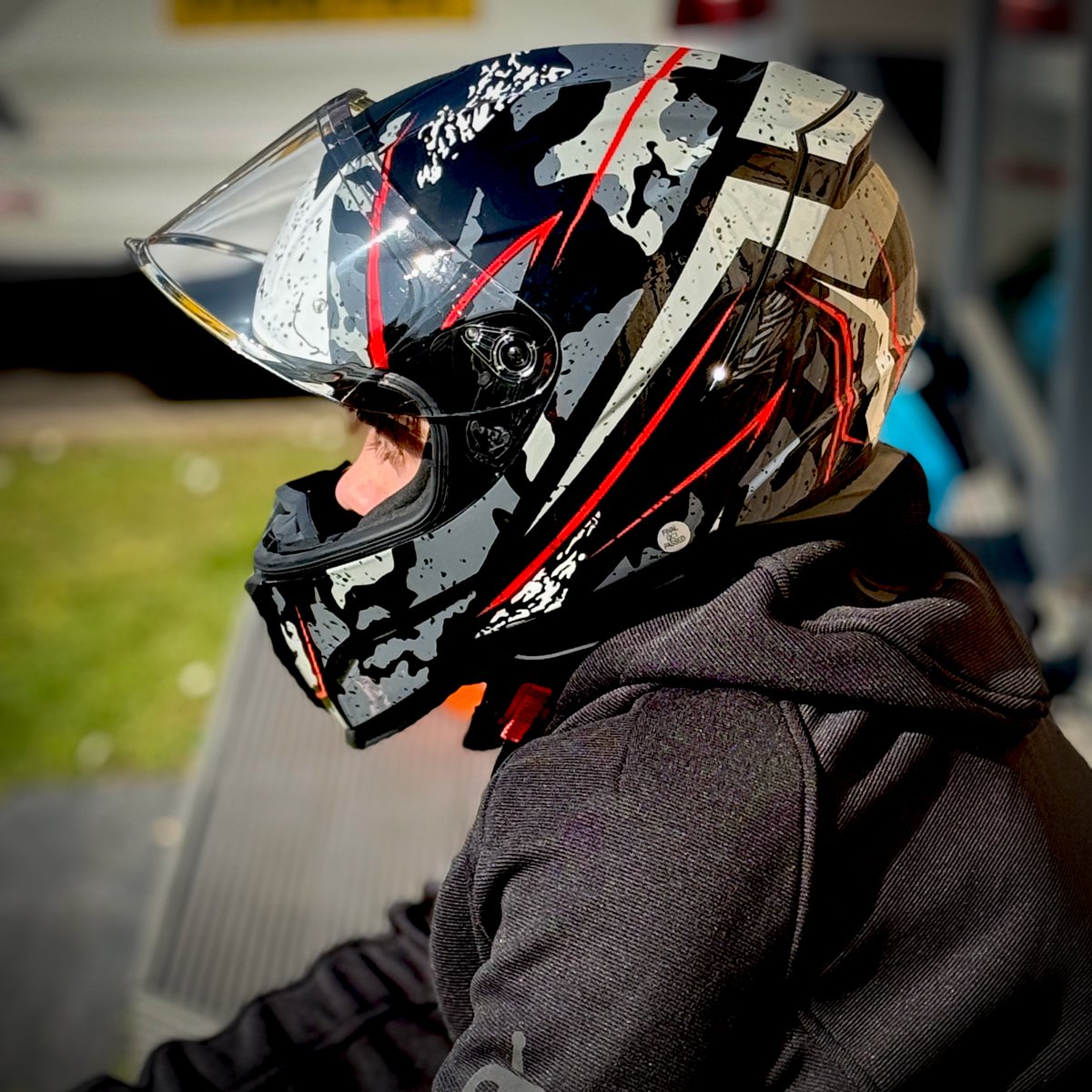 Spada Raiden 2 Meisai Red Helmet - Image 6