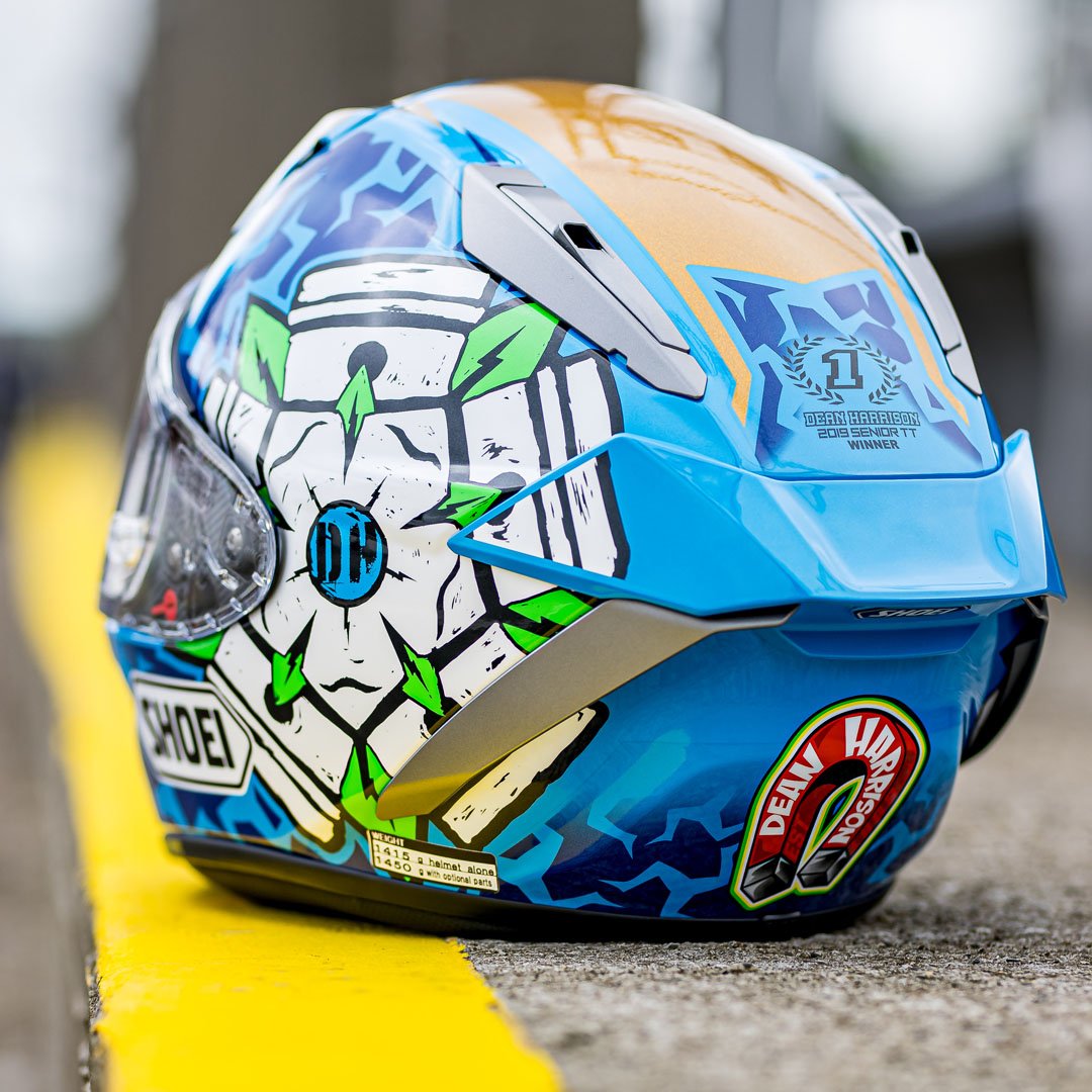Shoei X-SPR Pro Harrison TC-2 Helmet - Image 4