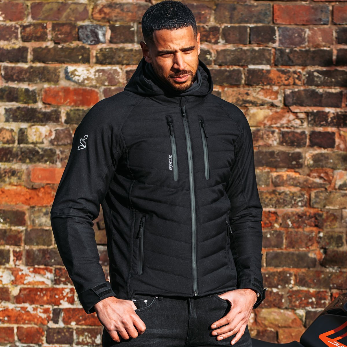 Spada Tino CE WP Quilted Jacket Black - Image 3