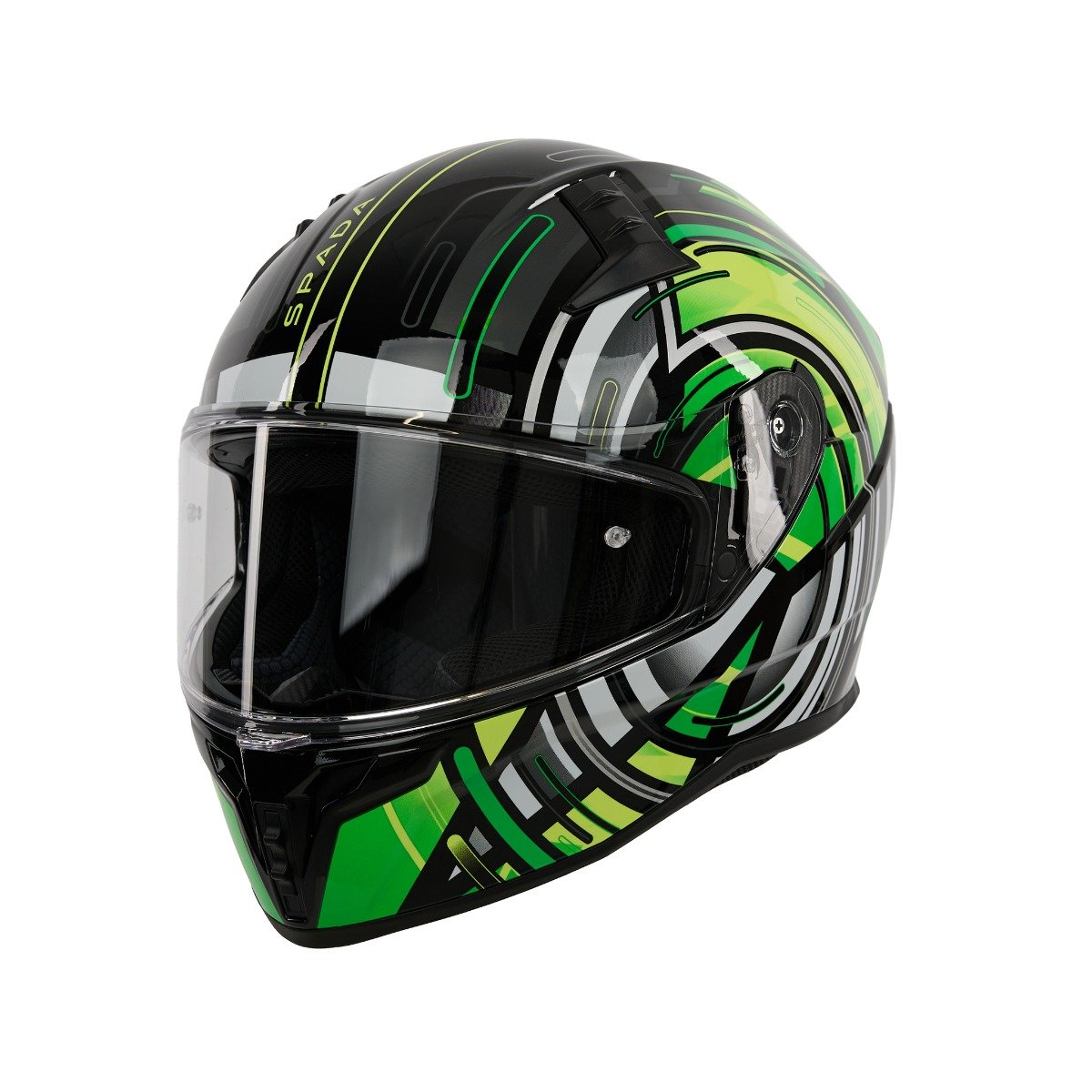 Spada Raiden 3 Cyclone Green Helmet - Image 2
