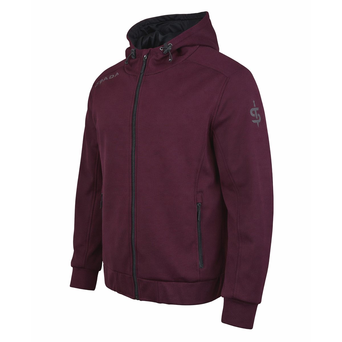 Spada Blade Zip CE Hoodie Port Red