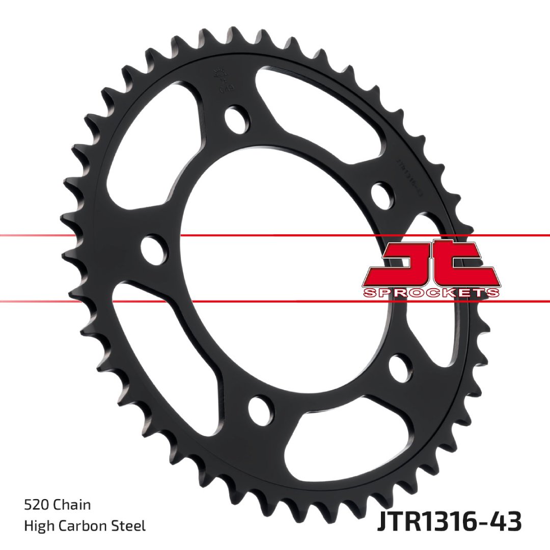 JT Rear Sprockets R/W 1316-43 HON