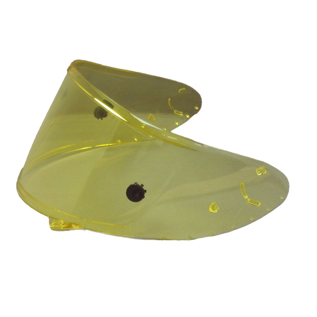 Shoei Visor CWR-F Yellow HD [C/W Posts] [FLAT RACE VISOR]