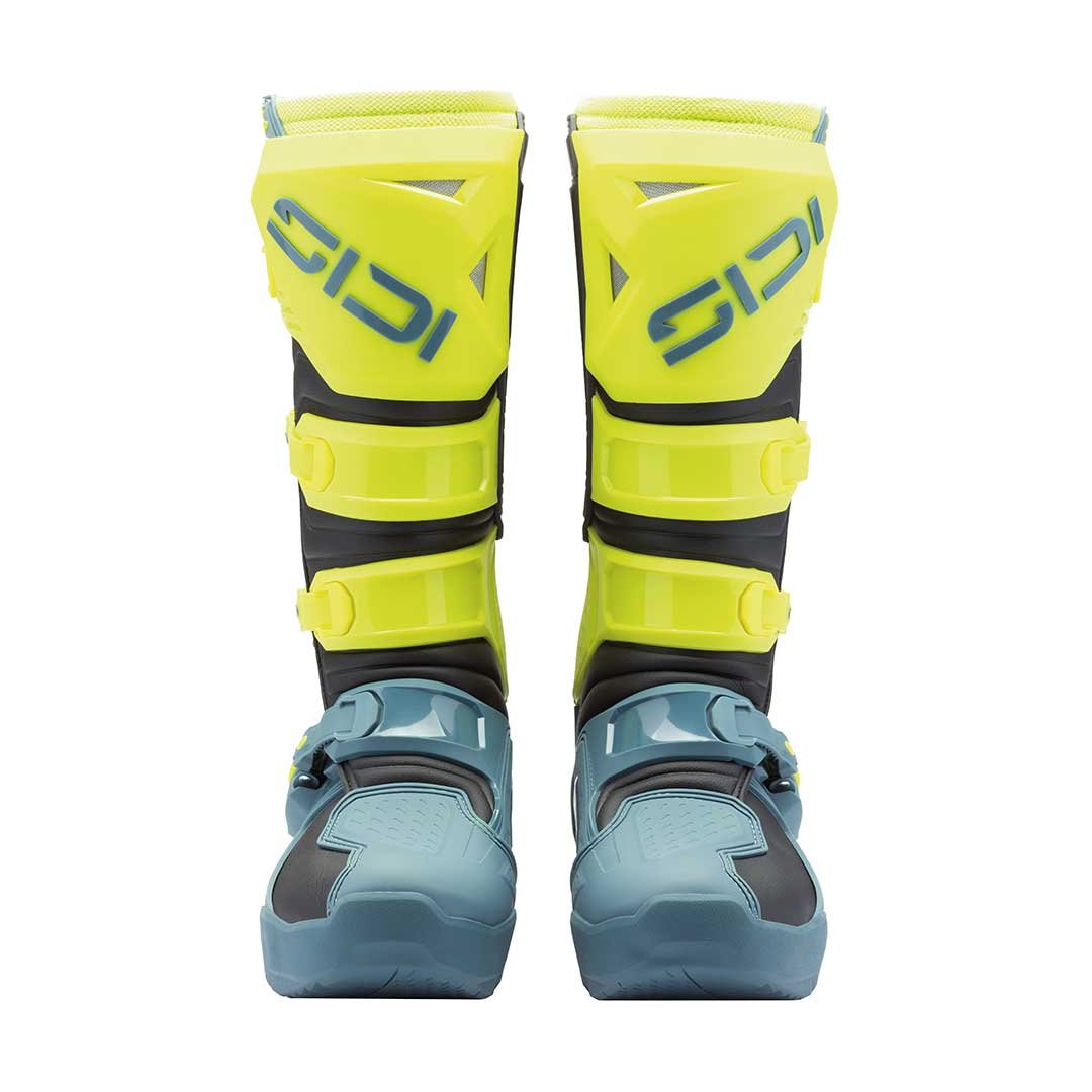 Sidi Crosscore CE Boots Petrol/Fluo Yellow - Image 4