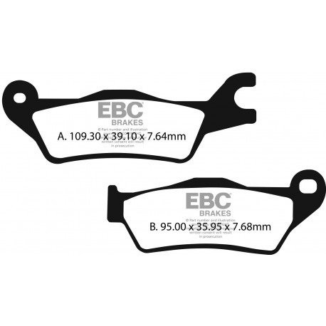 EBC Brake Pads SFA709HH - Special Order