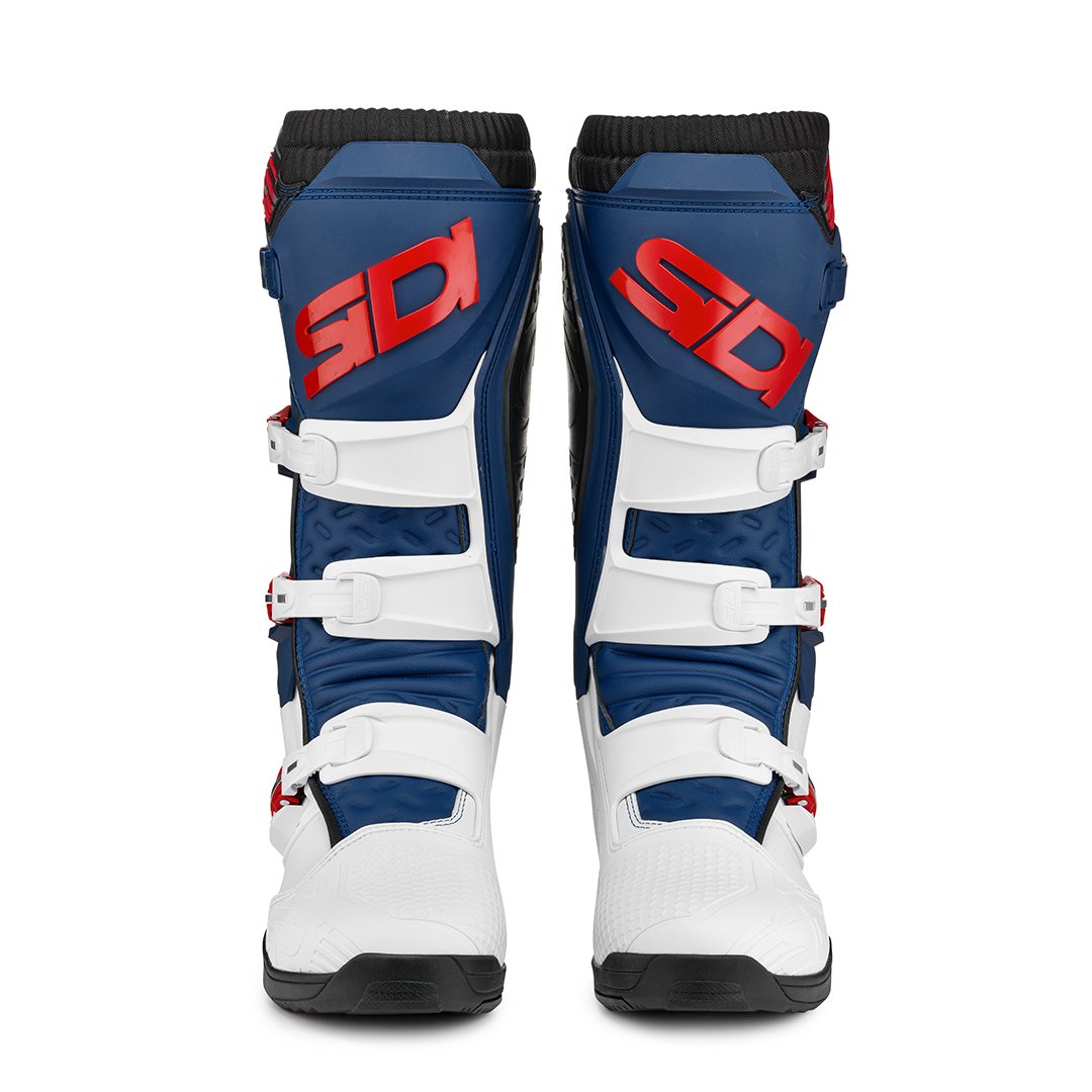 Sidi X-Power SC CE Boots White/Navy/Red - Image 3