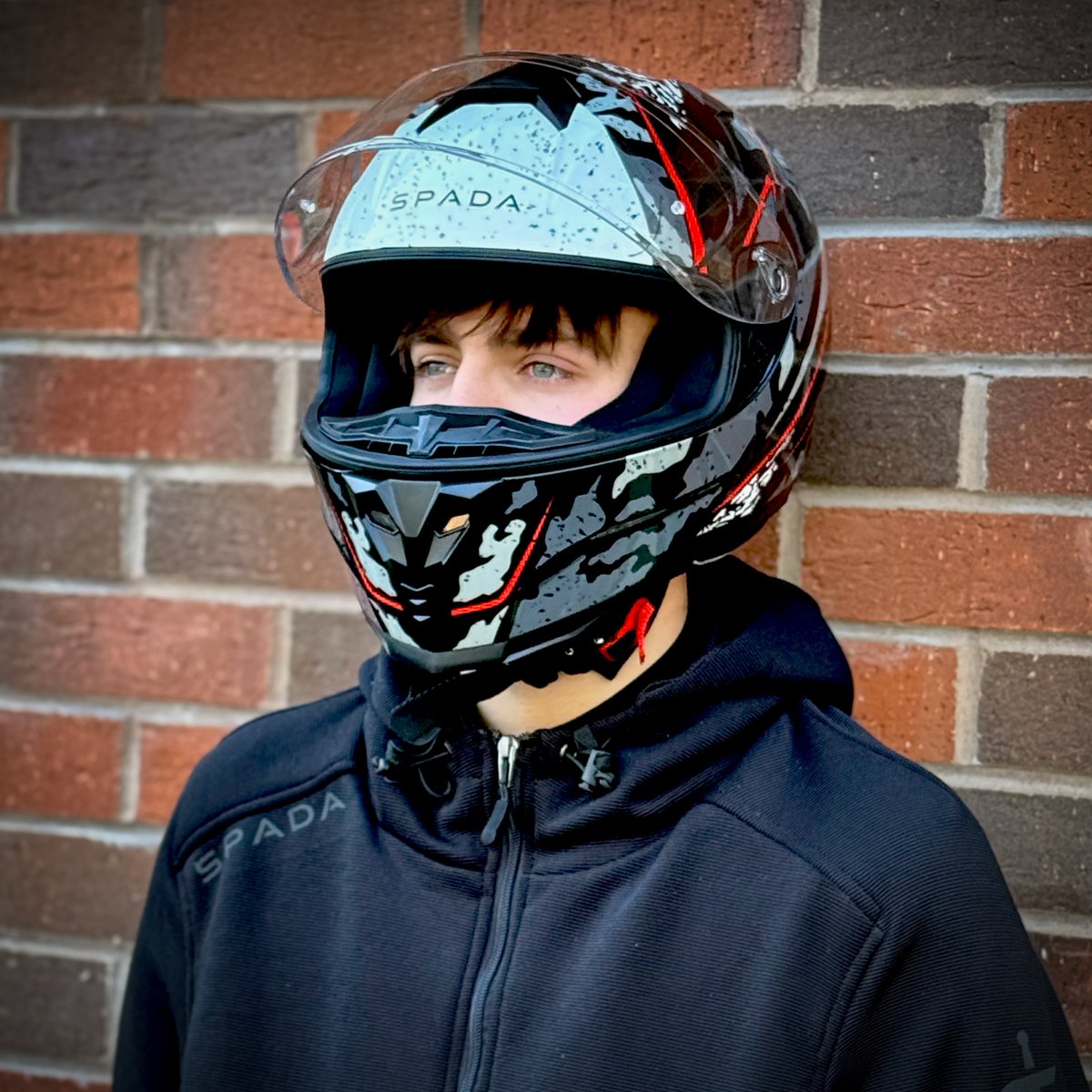 Spada Raiden 2 Meisai Red Helmet - Image 8