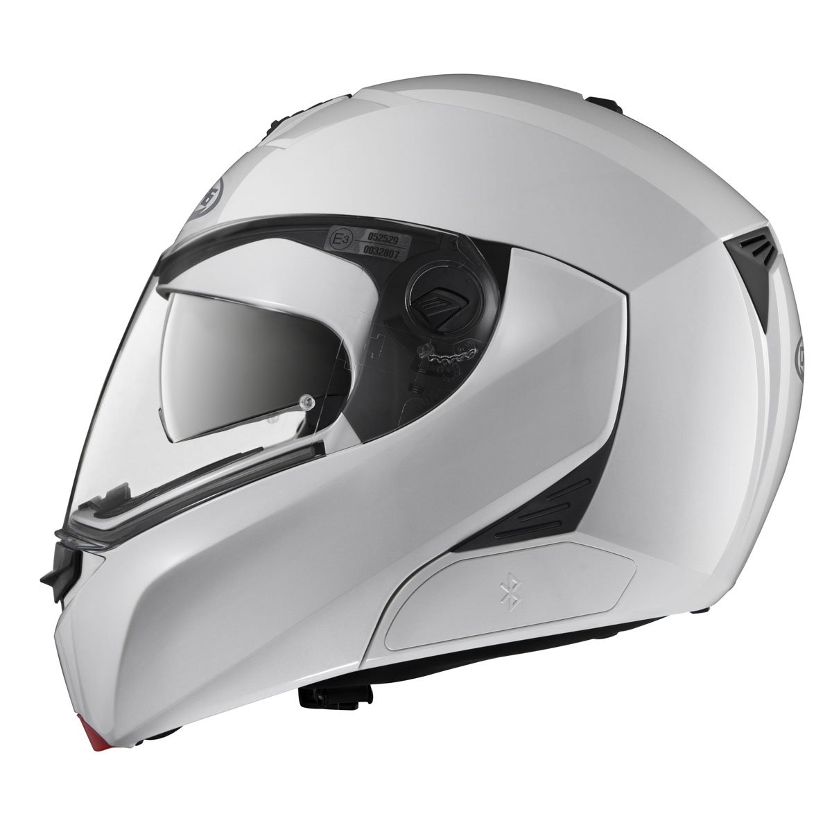 Caberg Modus Metal White Flip Up Motorcycle Helmet Helmet - Image 3